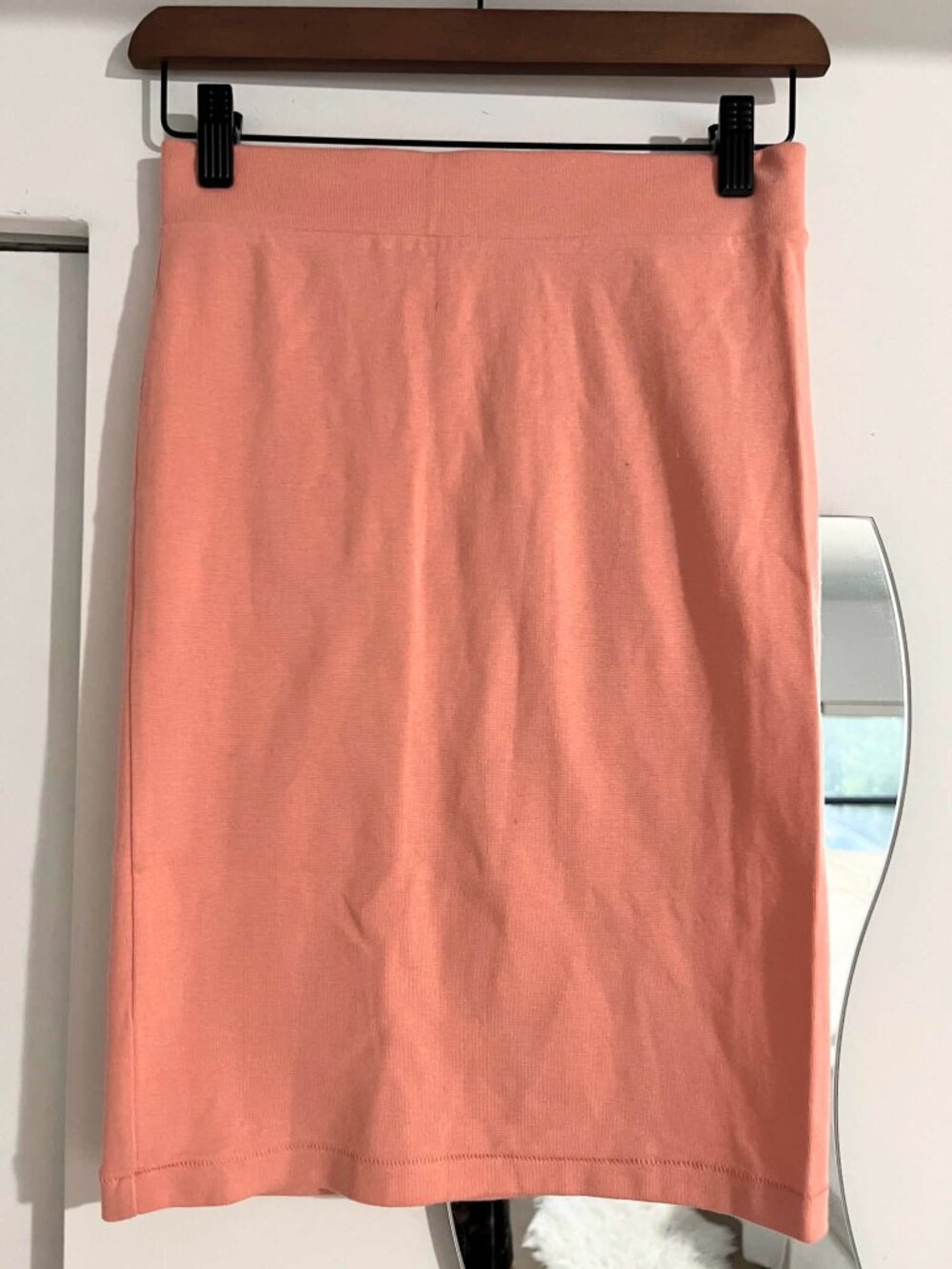Peach Forever 21 pencil skirt, size S